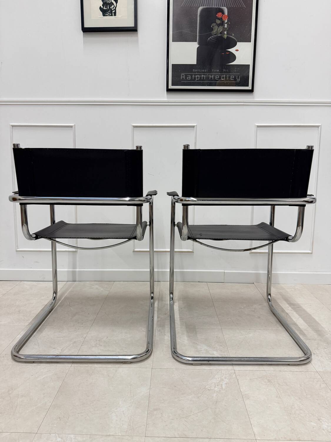 Designer chair pair