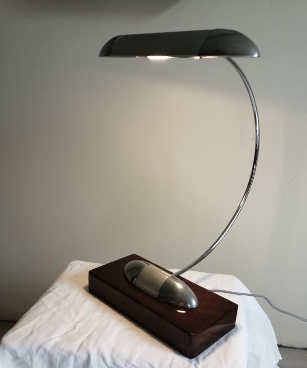 Lampe ''ketch'' signée Lucien Gau