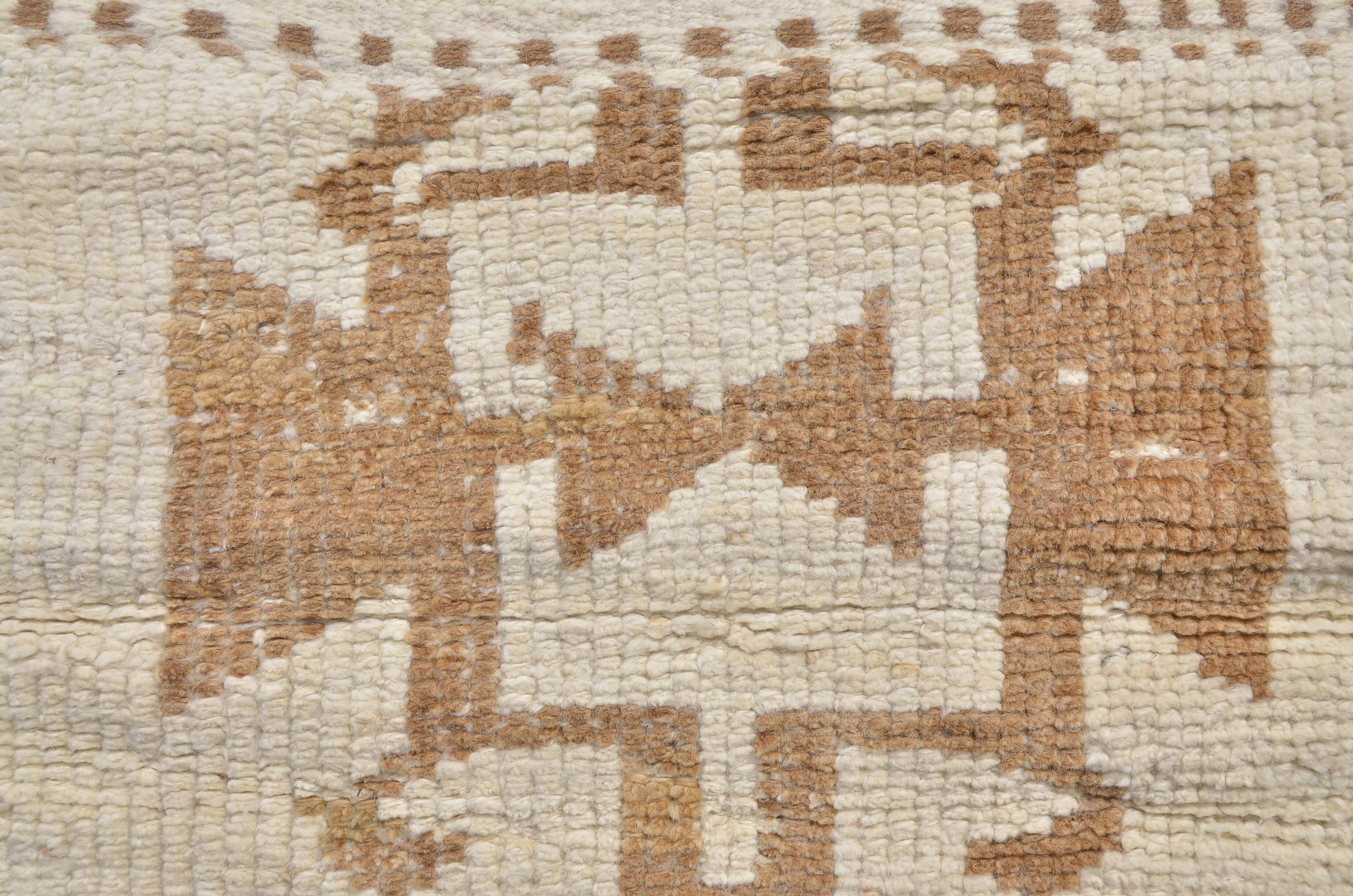 White Kurdish Hallway Runner sku 2409