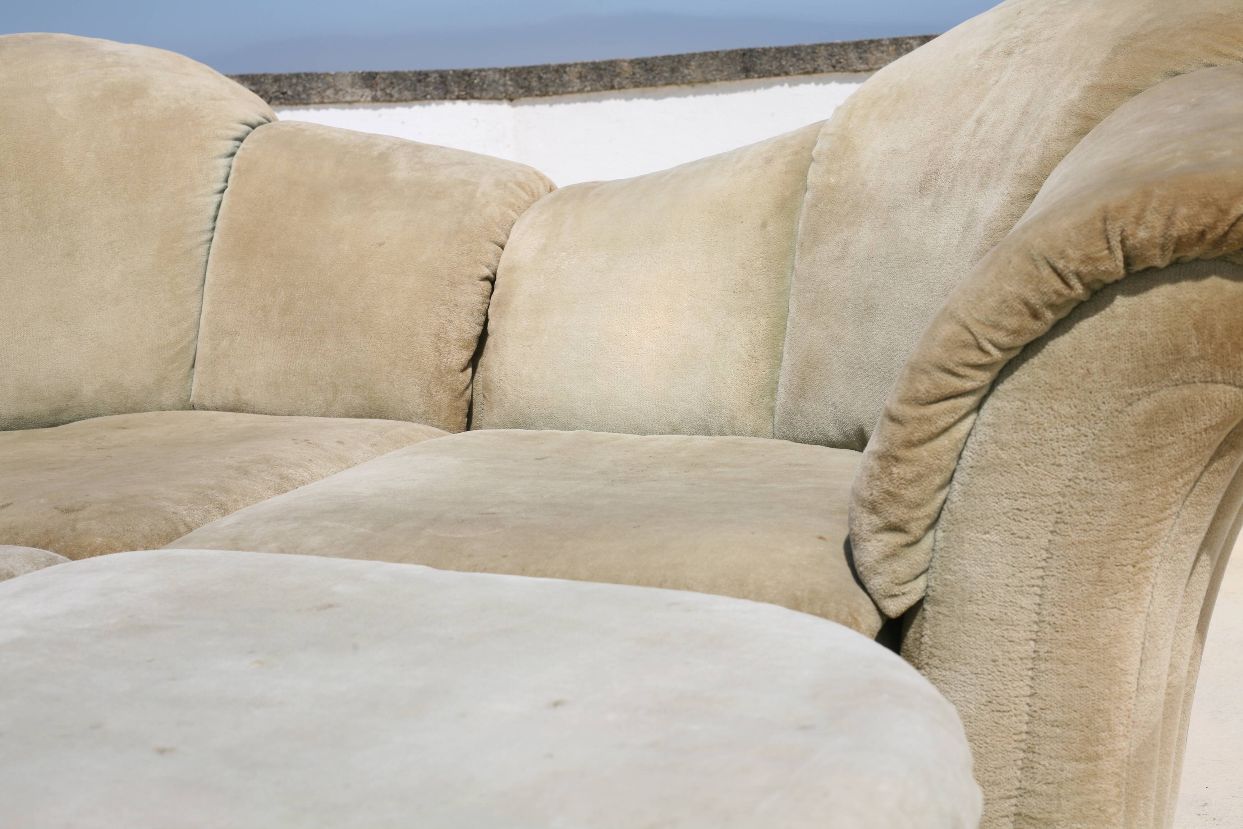 Modular sofa "waves". Roche-Bobois. France, circa 1970