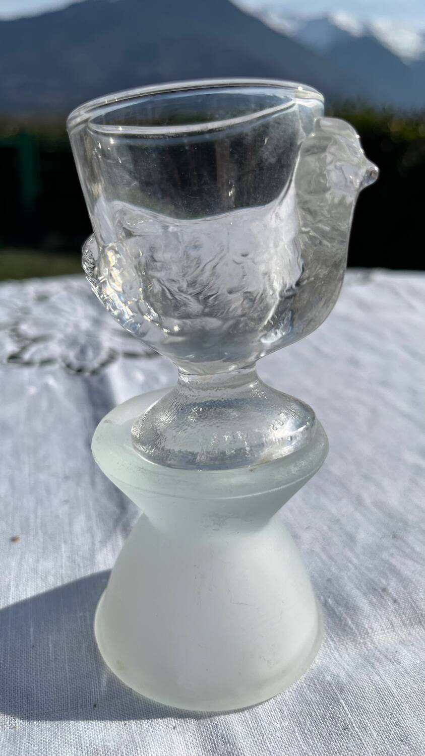 Set of 3 glass coconut trees