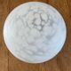 White Clichy glass ceiling light