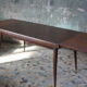 Table extensible vintage pieds compas