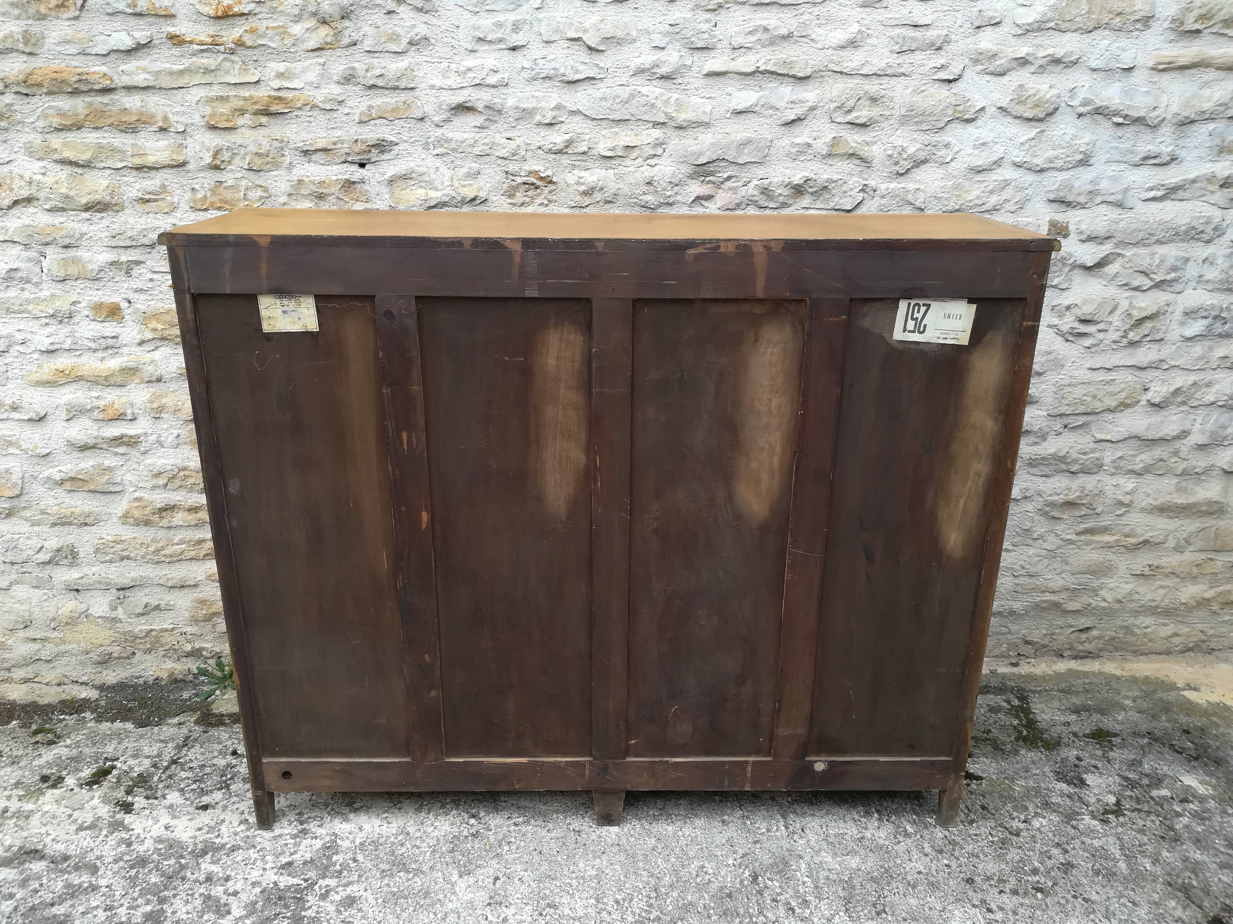 Furniture has two sliding doors