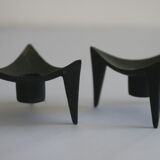 Candlesticks Dansk cast-iron Japanese edition