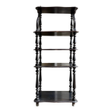 Library, Napoleon III music stand in blackened wood.