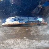 Vase with 3 handles in glazed terracotta Alsace early 20th century