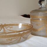 Saint Louis crystal toiletry set