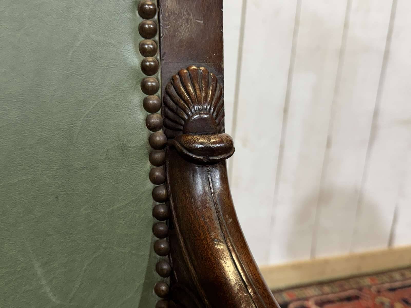 Bergère Empire en acajou début XIXème