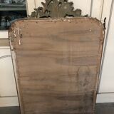 Antique mirror with molding