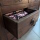 Colonial style solid wood accent furniture