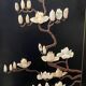 Chinoiserie style furniture. Mother-of-pearl, steatite, jade marquetry.