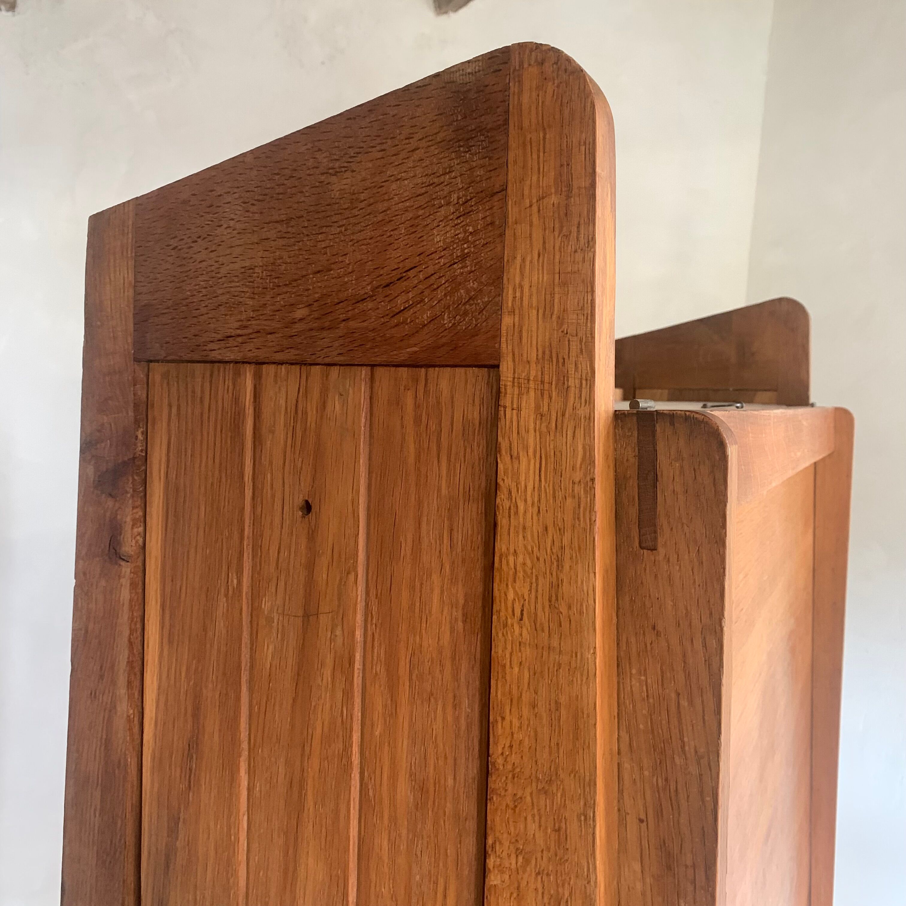 Vintage oak secretary sideboard
