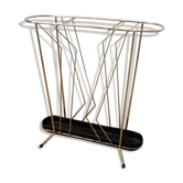 Golden metal umbrella holder