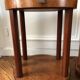 Pair of Art Deco bedside tables made of cedar magnifying glass