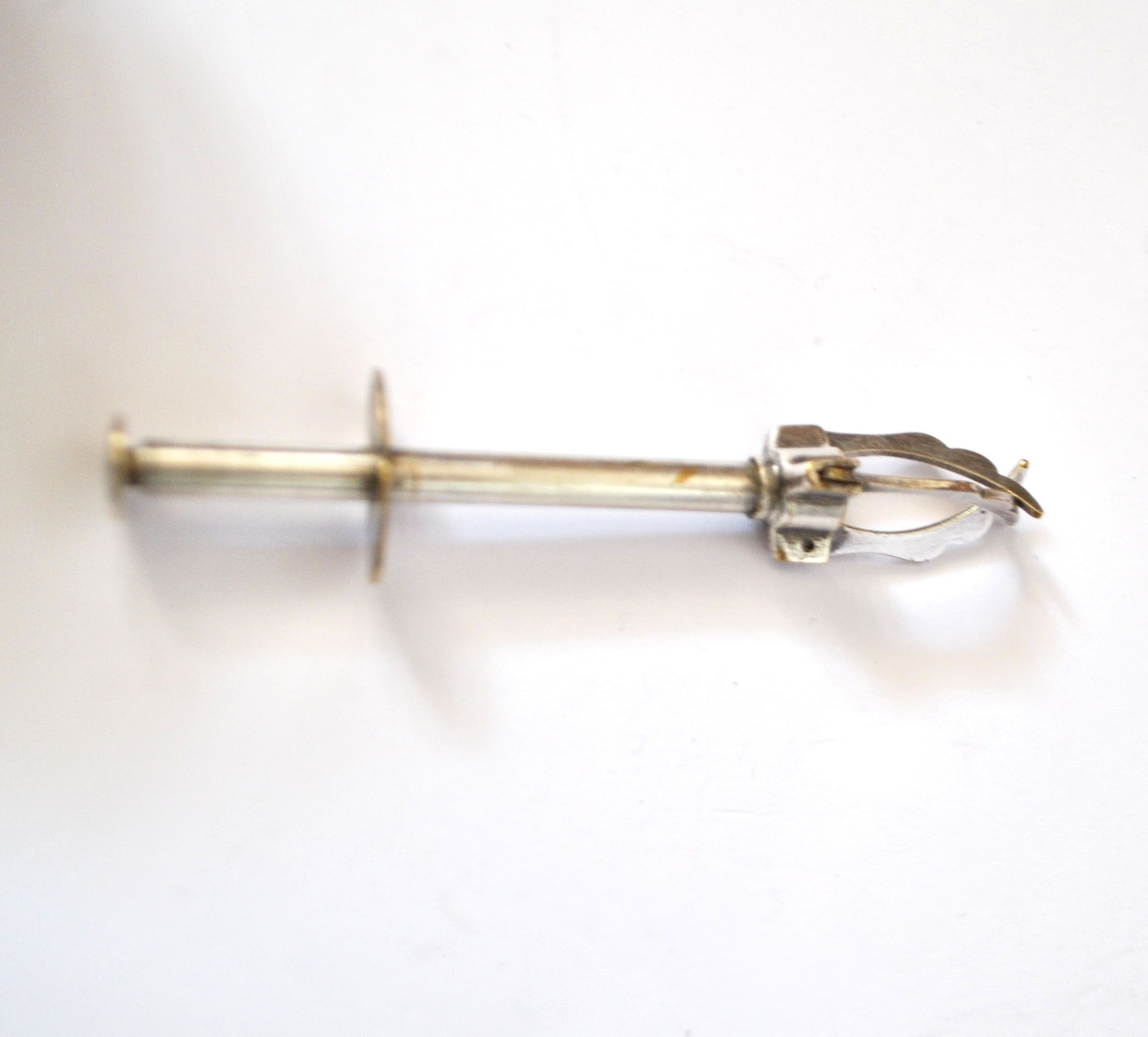 Vintage silver-plated ice sugar tongs "Crab Tongs"