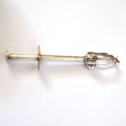 Vintage silver-plated ice sugar tongs "Crab Tongs"