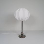 Art Deco table lamp in silver plate, 1930s Sweden