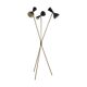 Lampadaire diabolo 3 feux dans le style des créations italiennes des années 50