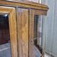 Restored Art Deco Low Display Cabinet TV Console Curved Glass 1930s