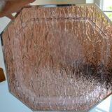 1970 tray in smoked lucite