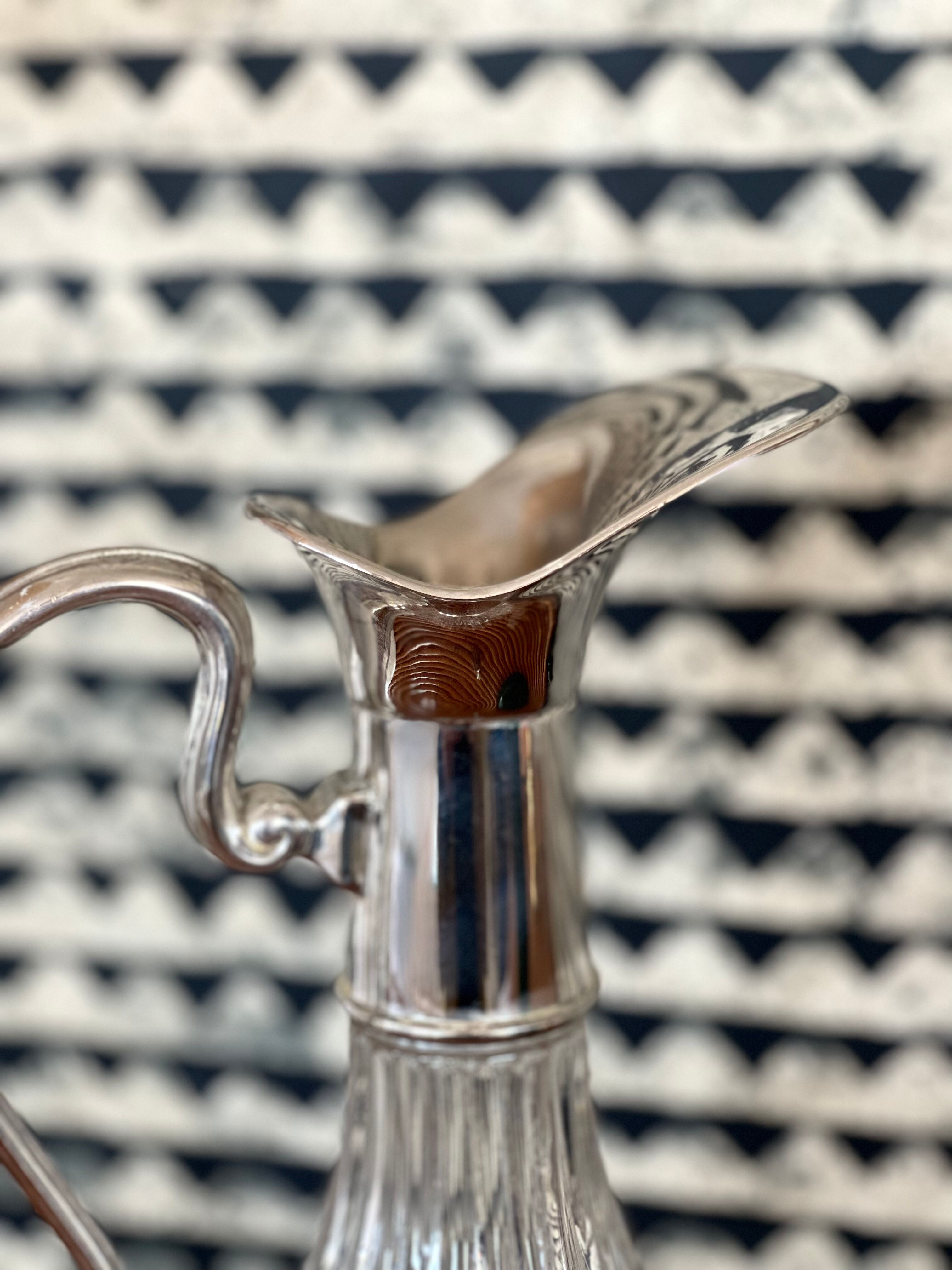 Antique glass decanter