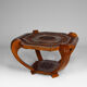 Colonial Art Deco carved coffee table circa 1930