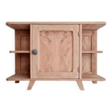 Buffet shelf compass legs renovated oak