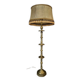 Lampadaire oriental en laiton début XXe