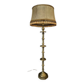 Lampadaire oriental en laiton début XXe