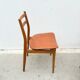 Ensemble de 6 chaises de style scandinave en hêtre, 1970