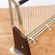 50s wall coat rack in wood and metal
