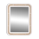 Vintage Plastic Wall Mirror with Carrara Matta, 1970s