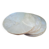 70's mother-of-pearl coaster