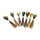 Set of 7 horn and wood spoons