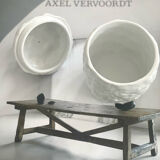 White earthenware bonbonnière