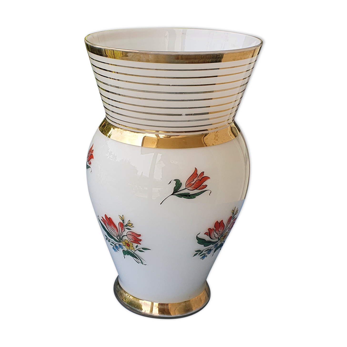 Opaline vase 1950