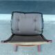 Siesta armchair wood leather year 60