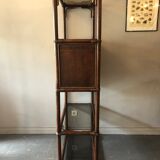 Bamboo and rattan bookcase 70s-80s