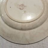 Sarreguemines Digoin iron earth plate