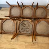 Série 6 chaises vintages style scandinave