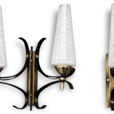Ensemble appliques vintage, années 50