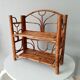 Vintage bamboo shelf 60s/70s