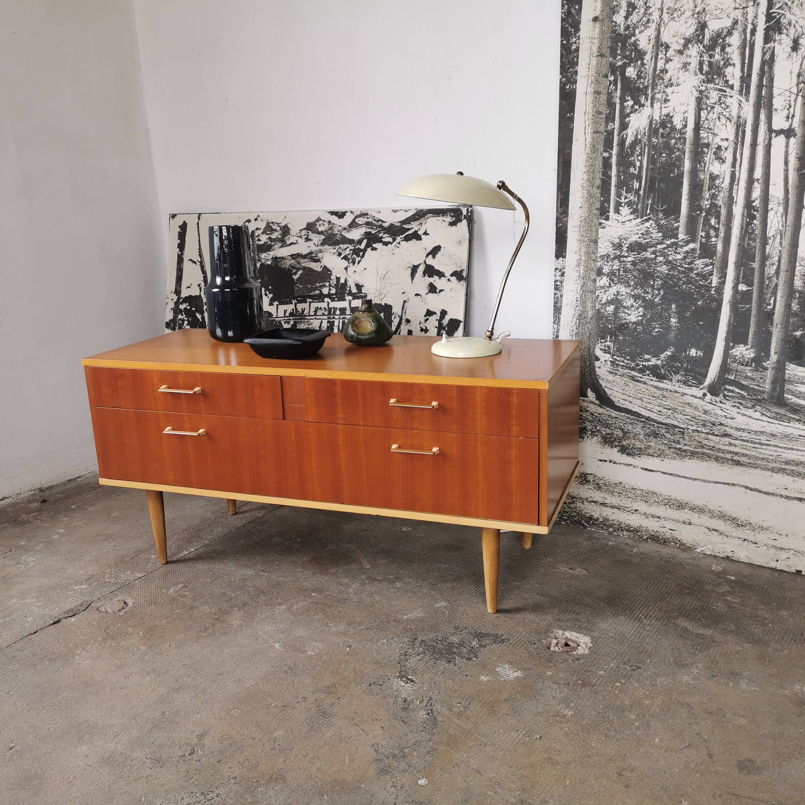 Vintage low sideboard