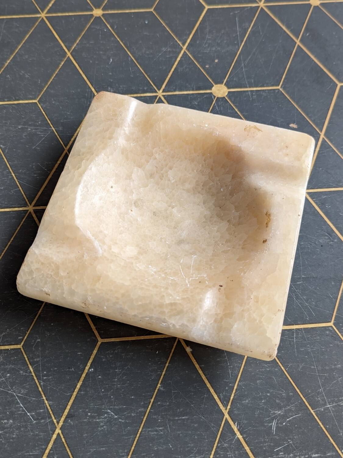Alabaster ashtray from the 60s