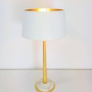 Lampe de table dorée Régence par Giulia Mangani, années 1970