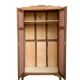 Parisian wardrobe, art deco raw wood wardrobe, 1930