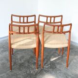 Niels Moller model 79 teak dinning room chairs
