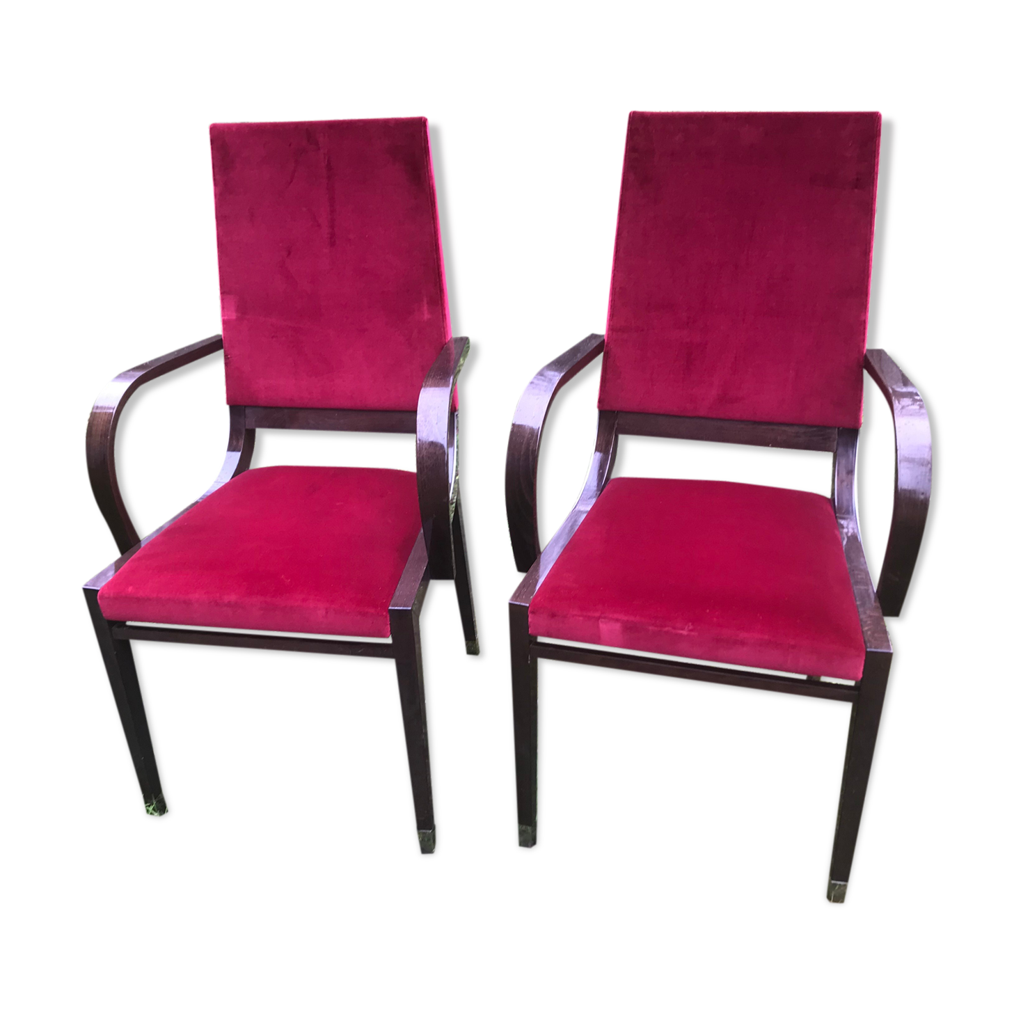 Pair of Art Deco armchairs "Costantini Pietro"