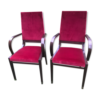 Pair of Art Deco armchairs "Costantini Pietro"
